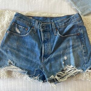 Levi Jean shorts 501, classic wash